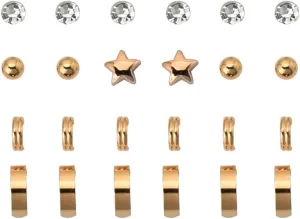 Gold Stud Earrings for Women Hypoallergenic Earrings Studs for Womens Diamond Stud Earrings for Female Gold Hoop Earrings