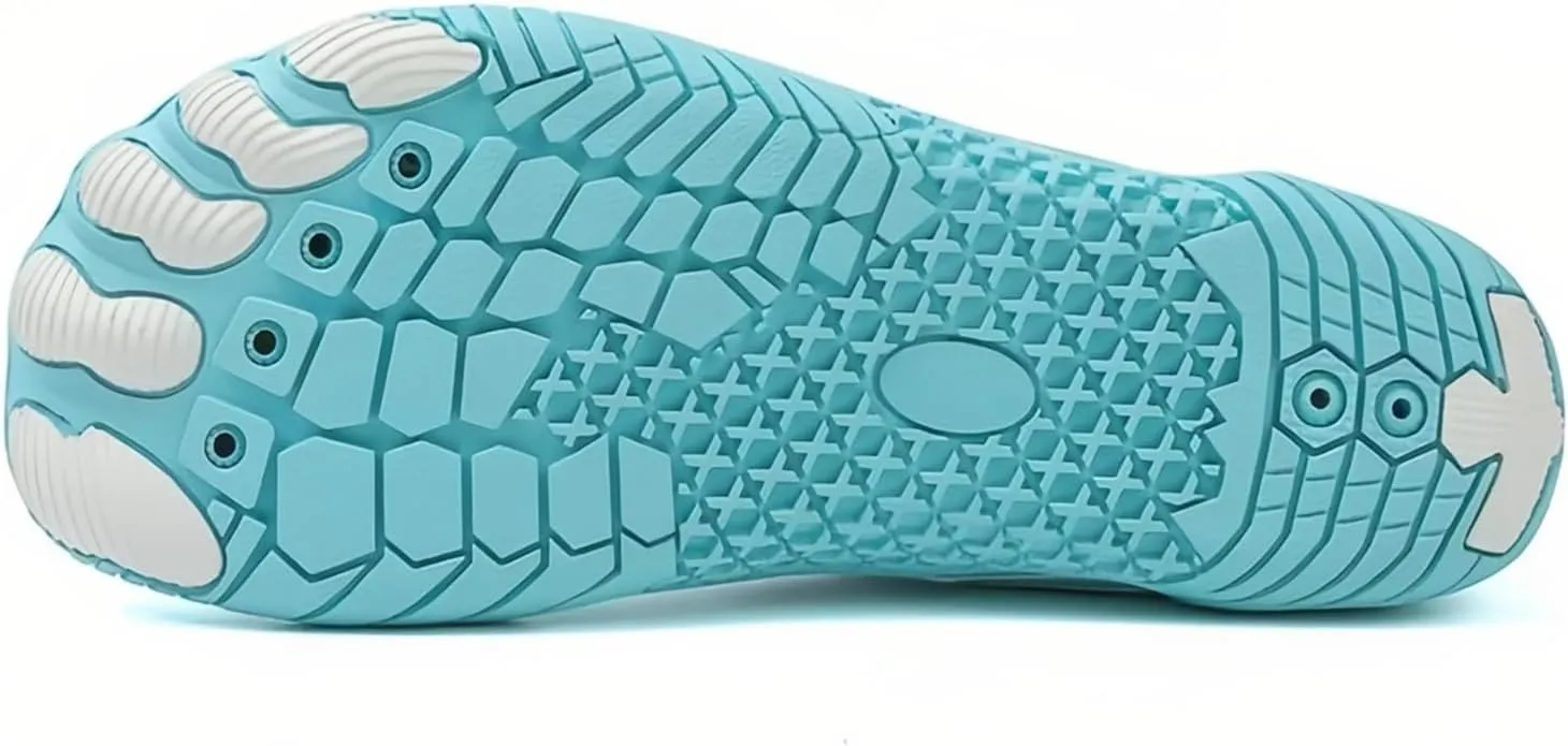 Grounded Footwear for Women Men Wide Toe Box Barefoot Grounding Shoes Quick-Dry Water Shoes for Swim Surf Outdoor Sports