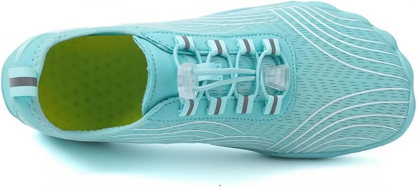 Grounded Footwear for Women Men Wide Toe Box Barefoot Grounding Shoes Quick-Dry Water Shoes for Swim Surf Outdoor Sports