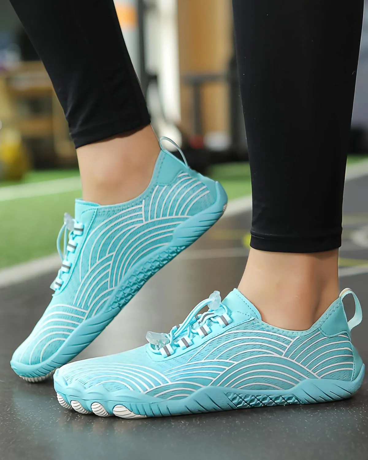 Grounded Footwear for Women Men Wide Toe Box Barefoot Grounding Shoes Quick-Dry Water Shoes for Swim Surf Outdoor Sports