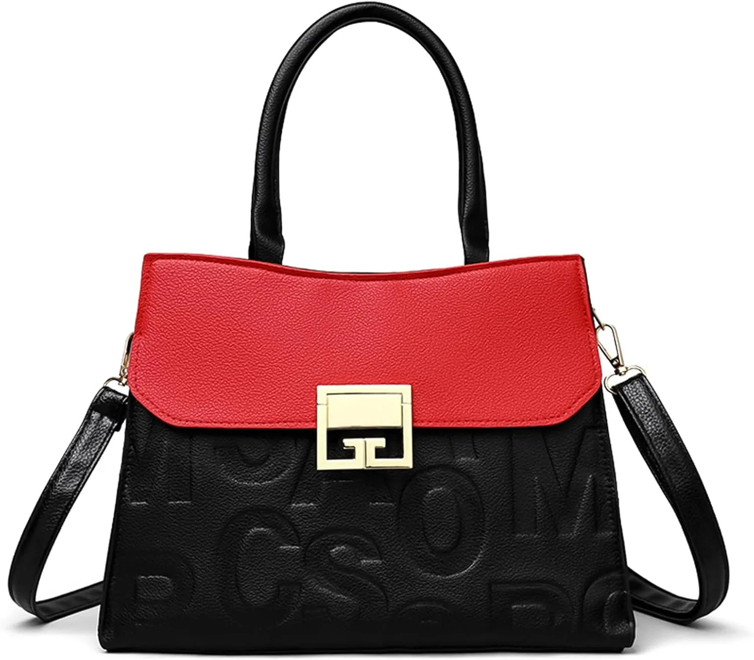 Handbags for Women Vintage Leather Shoulder Crossbody Bag Backpack Purse Tote Bag Printed Letters Top Handle Satchel Gifts