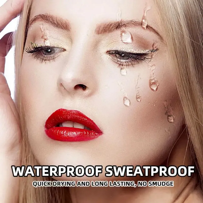 Heart-Shaped Glitter Liquid Eyeliner