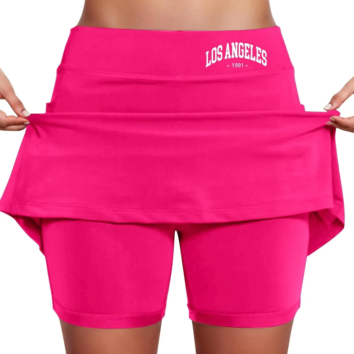 High Waistekorts for Women Casual Summer Tum Control Tennis Skirts with Shorts Athletic Golf Skort with Pockets