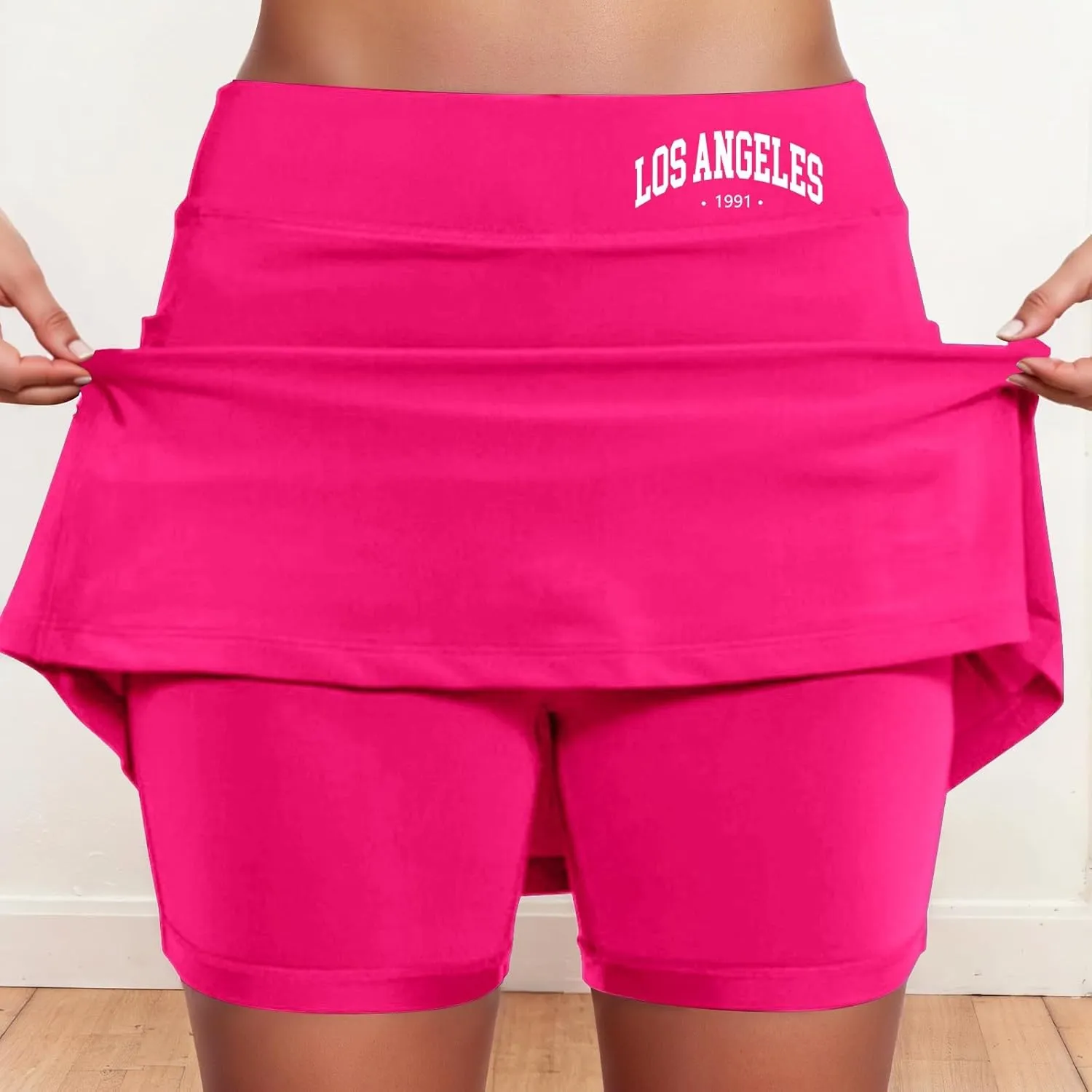 High Waistekorts for Women Casual Summer Tum Control Tennis Skirts with Shorts Athletic Golf Skort with Pockets