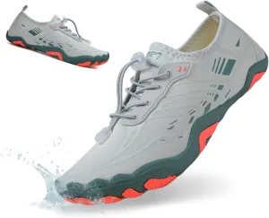 HiGropcore Water Shoes Men Women, Barefoot Wide Toe Box Beach Shoes, Quick Dry Breathable Swim Aqua Socks with Drainage