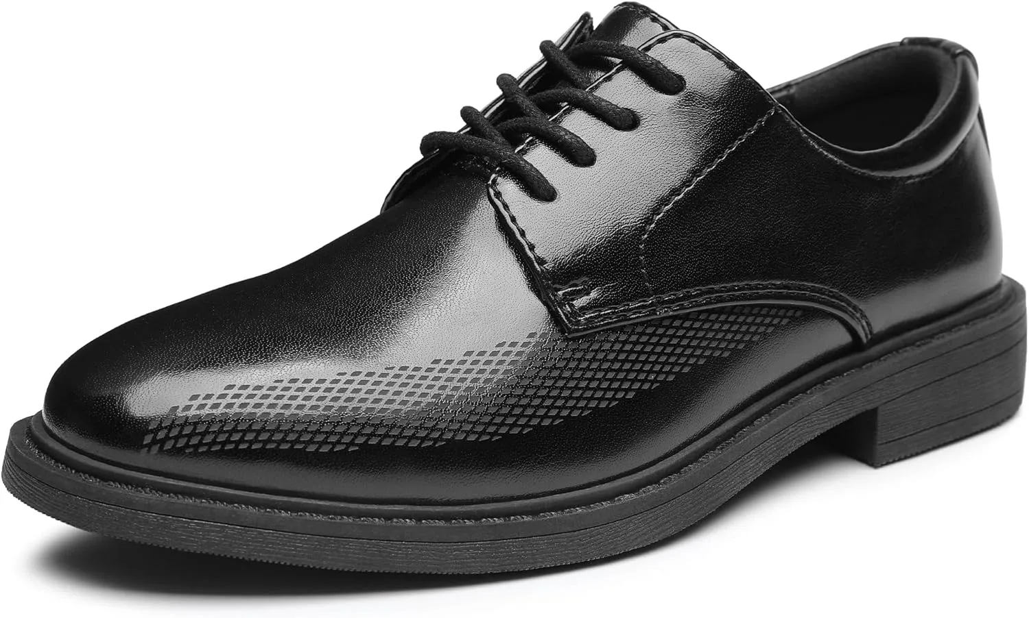 HOMEHOT Boys Dress Shoes Classic Oxfords Formal Shoes