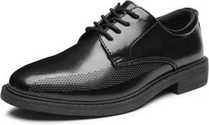 HOMEHOT Boys Dress Shoes Classic Oxfords Formal Shoes