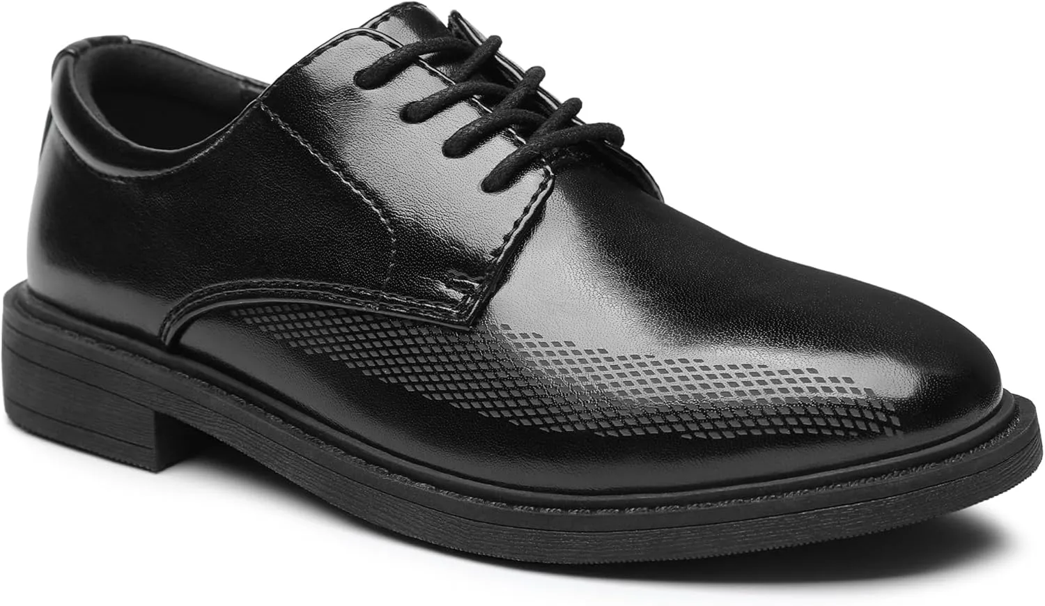 HOMEHOT Boys Dress Shoes Classic Oxfords Formal Shoes