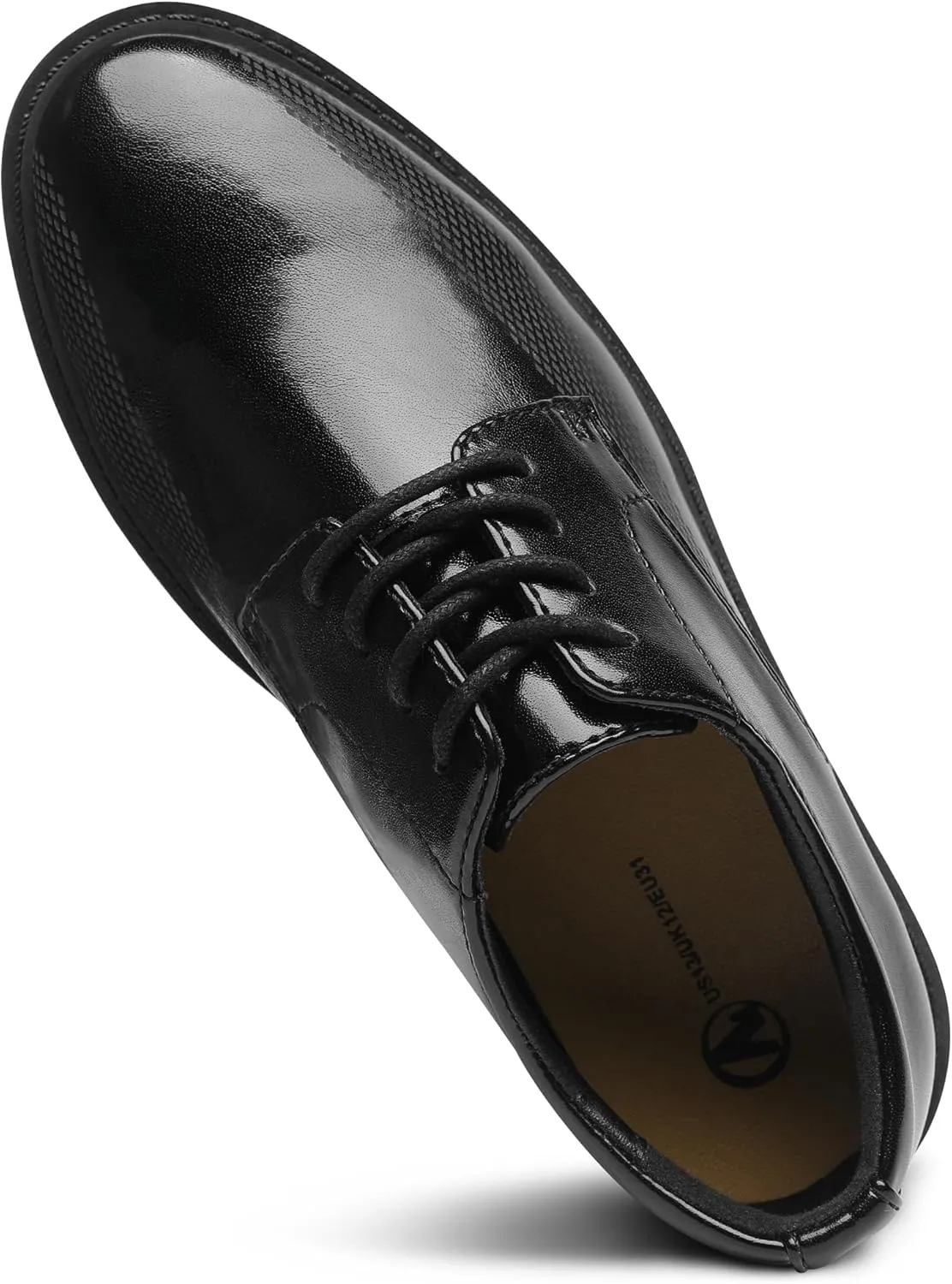 HOMEHOT Boys Dress Shoes Classic Oxfords Formal Shoes
