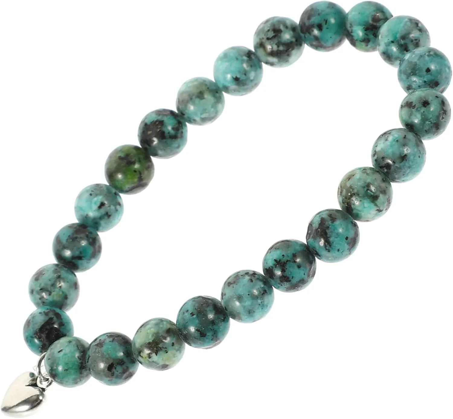 Homoyoyo Stylish Beaded Bracelet Heart Design for Present for Women Men Friends
