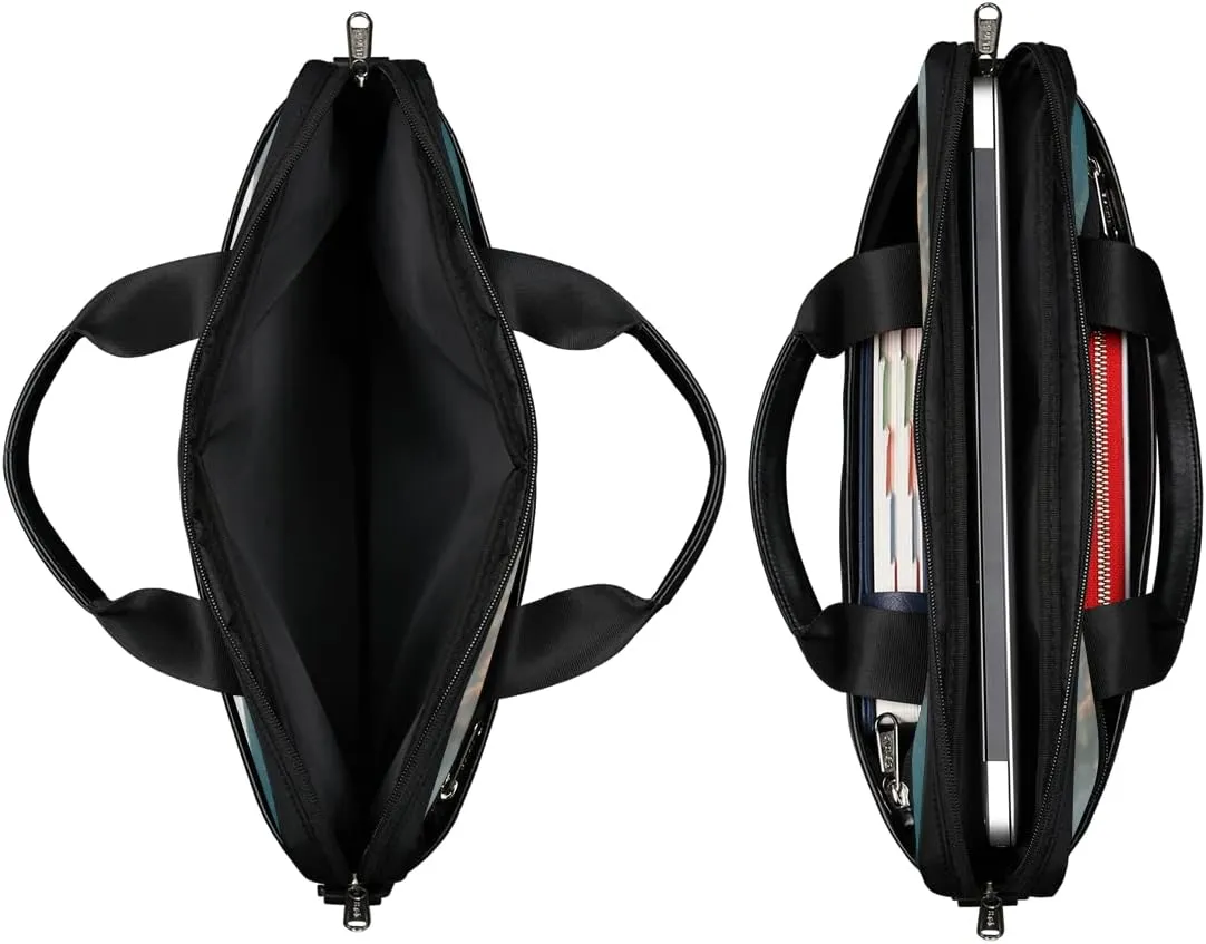 Independence Day Vintage Star Laptop Shoulder Messenger Bag Waterproof Laptop Briefcase Handle Padded Strap