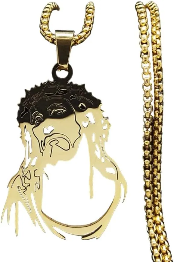 Jesus Catholic Pendant Necklaces Stainless Steel Women/Men Gold Color Chain Necklace Jewelry Acero Inoxidable Joyeria VHM3146