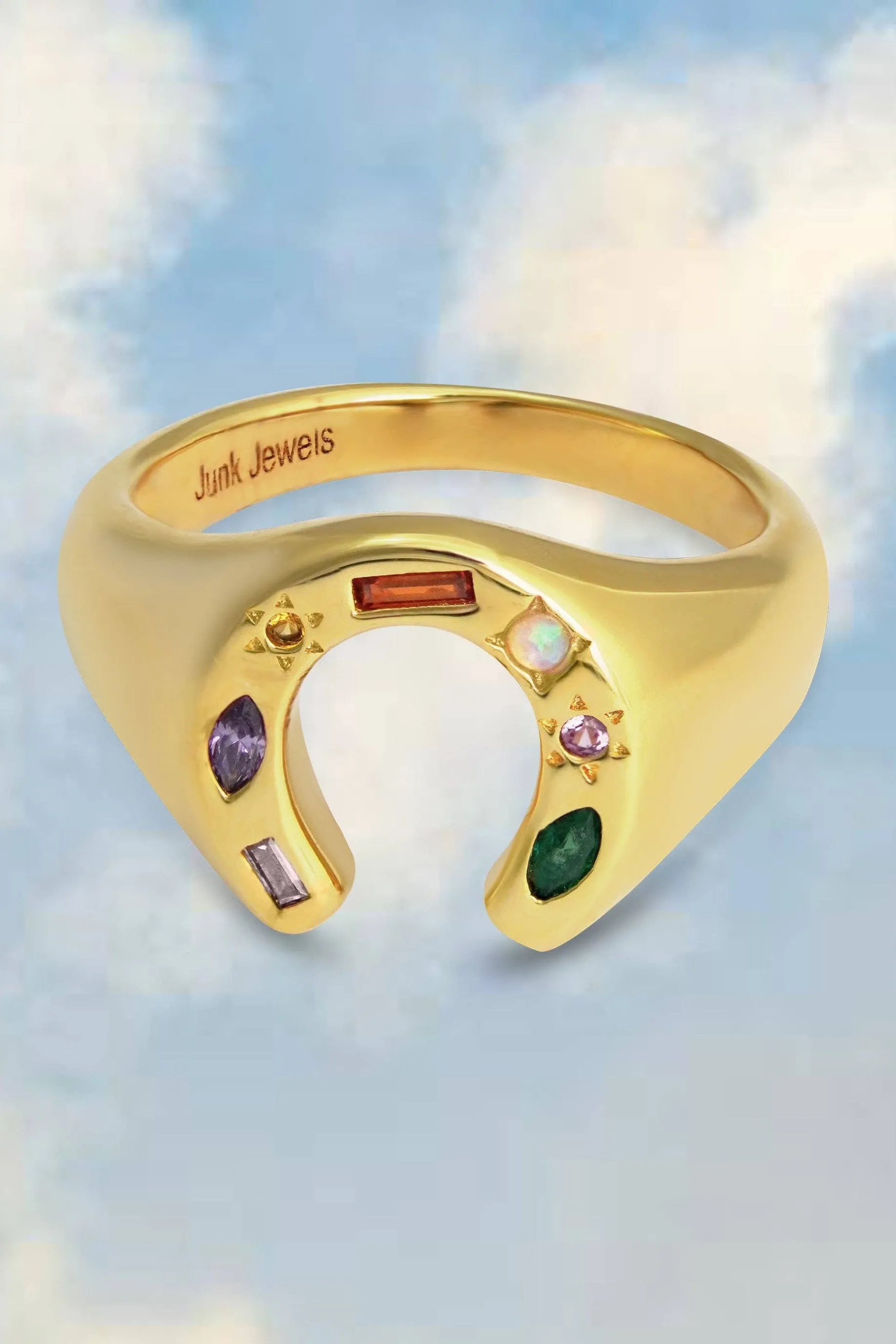 JJ Kaleidoscope Lucky Charm Signet Ring