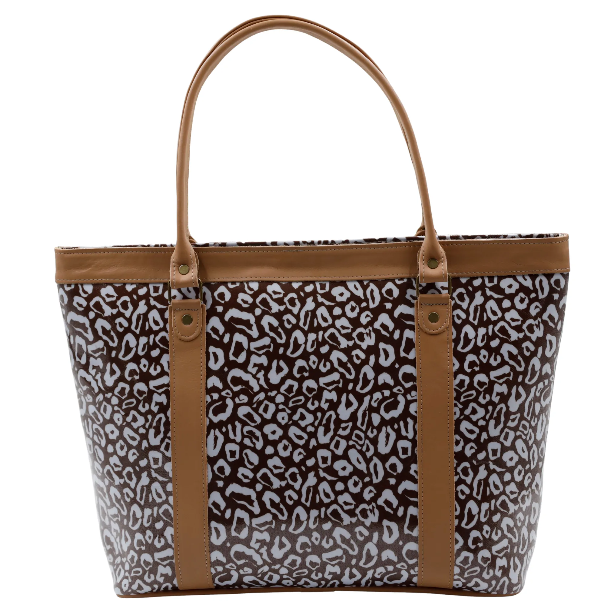 Jozi Tote - African Footprint White