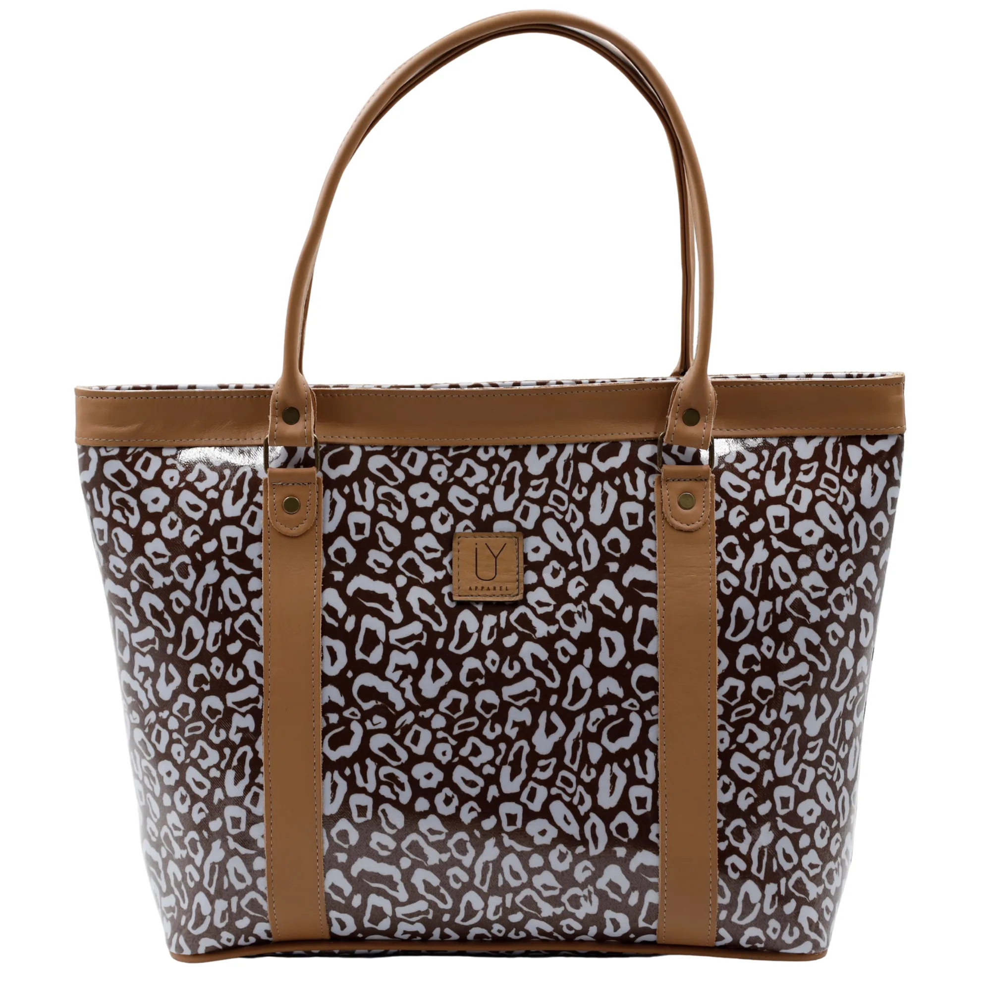 Jozi Tote - African Footprint White