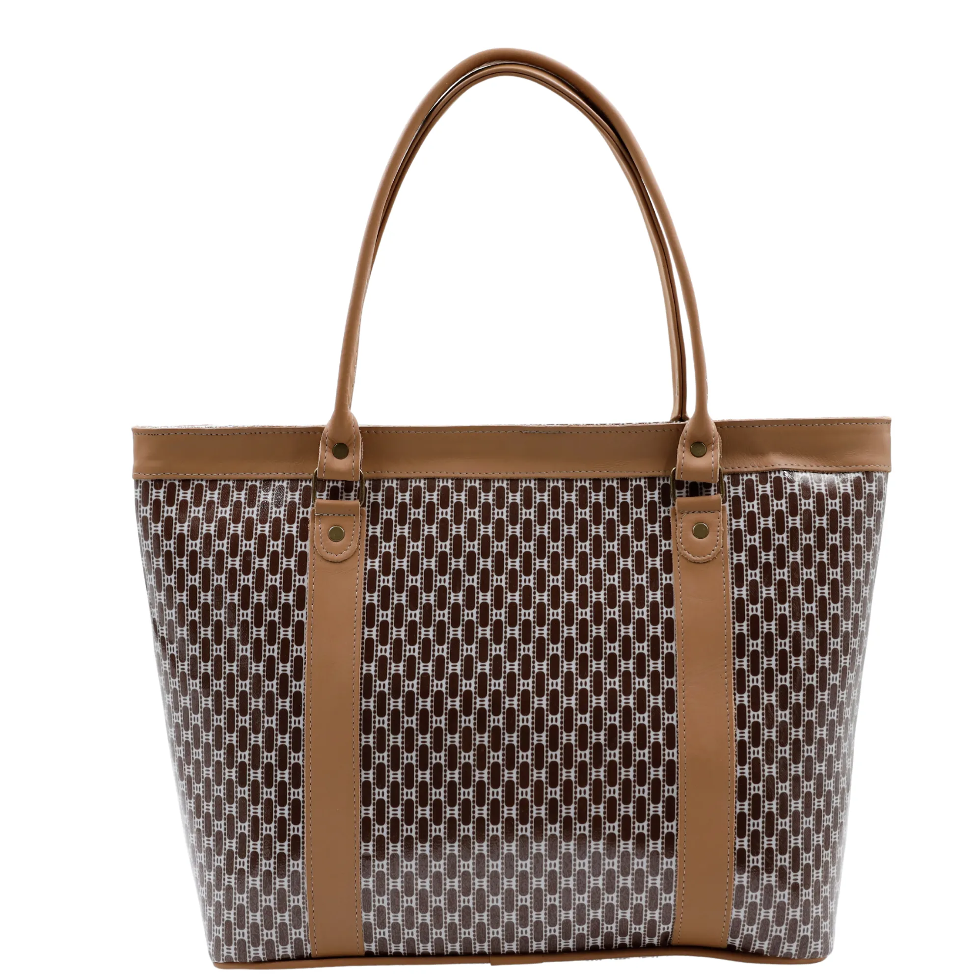 Jozi Tote - African Tweed Brown