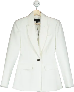 Karen Millen White Tailored Blazer UK 8