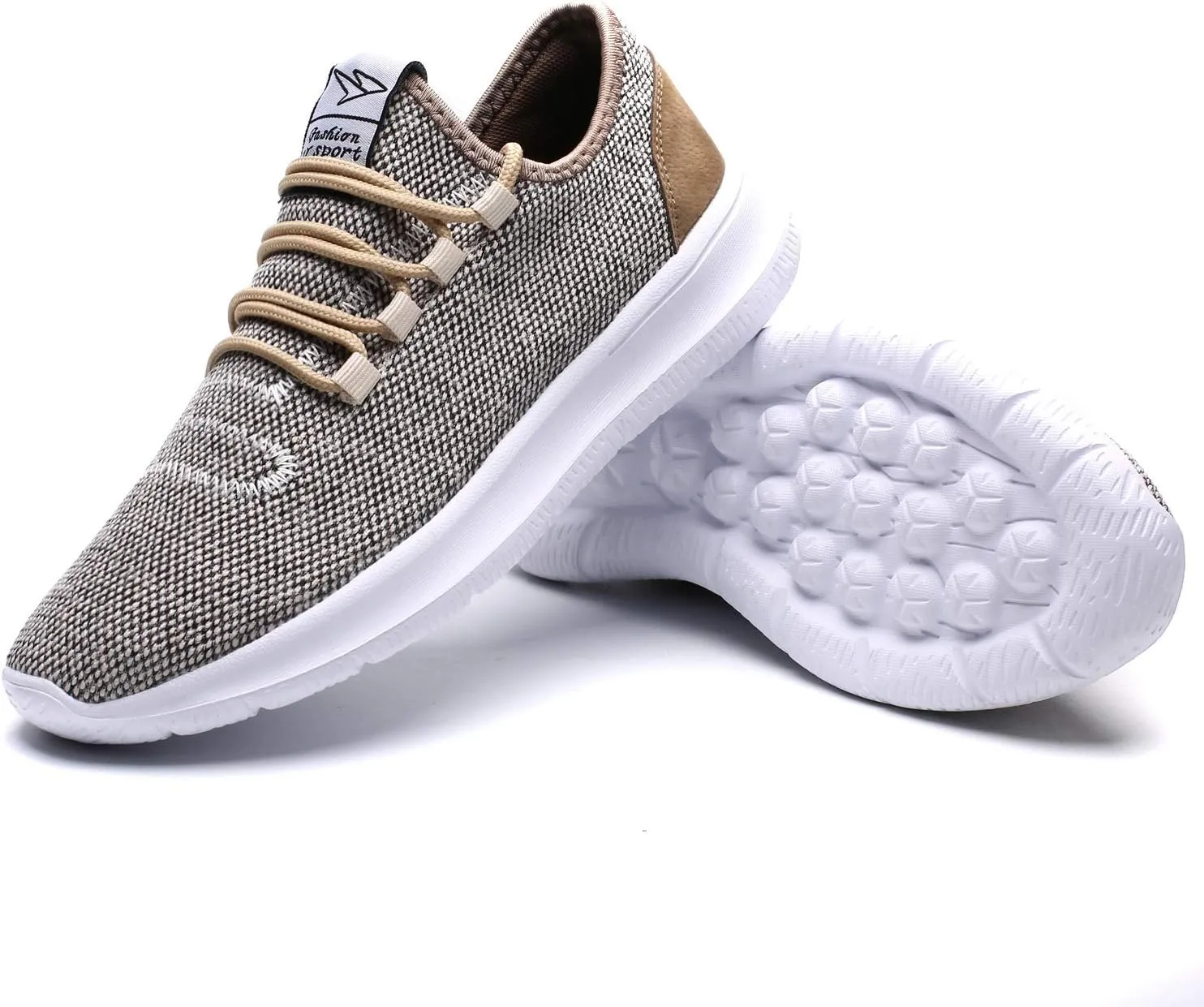 KEEZMZ Men's Running Shoes Fashion Breathable Sneakers Mesh Soft Sole Casual Athletic Lightweight
