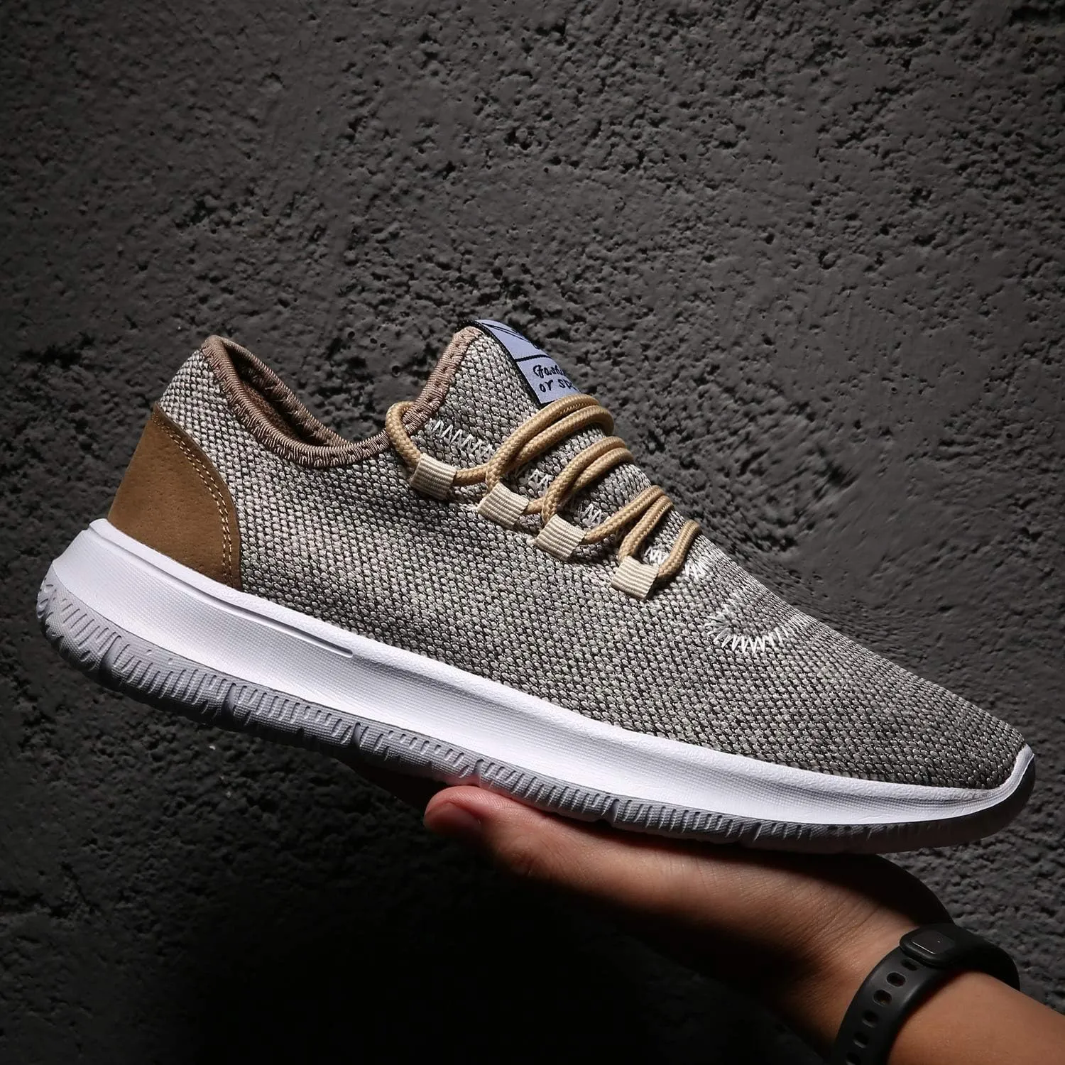 KEEZMZ Men's Running Shoes Fashion Breathable Sneakers Mesh Soft Sole Casual Athletic Lightweight