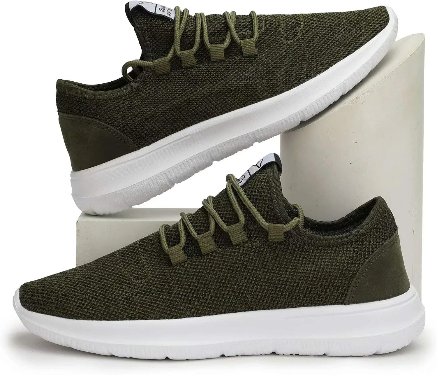 KEEZMZ Men's Running Shoes Fashion Breathable Sneakers Mesh Soft Sole Casual Athletic Lightweight