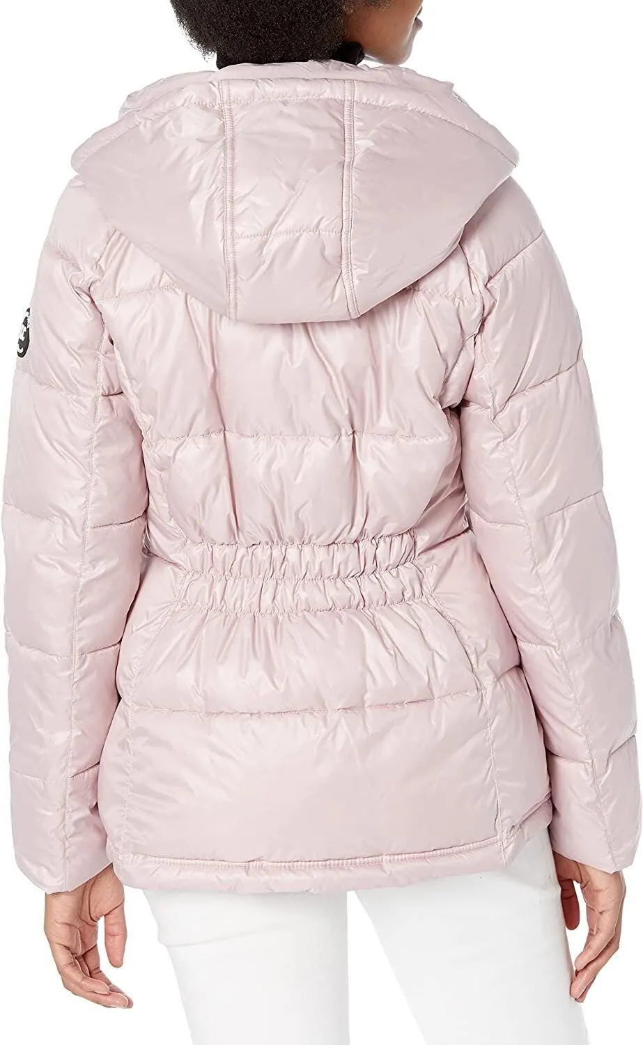 Kenneth Cole New York Women's Horizontal Zip Puffer