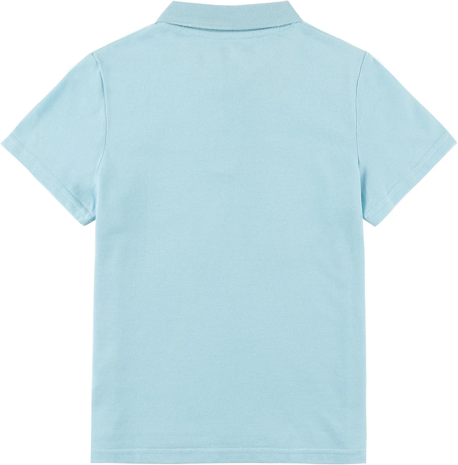 Kid Nation Boys Polo Shirts Kids School Uniform Shirts Short Sleeve Girls Collared Shirts 4-12 Years