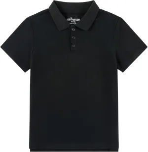 Kid Nation Boys Polo Shirts Kids School Uniform Shirts Short Sleeve Girls Collared Shirts 4-12 Years