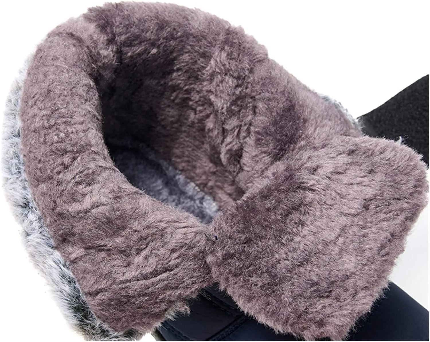 Lausiuoe Snow Boots For Women Waterproof Insulated Wide Width Winter Ankle Booties Warm Fur Lined Outdoor Walking Shoes