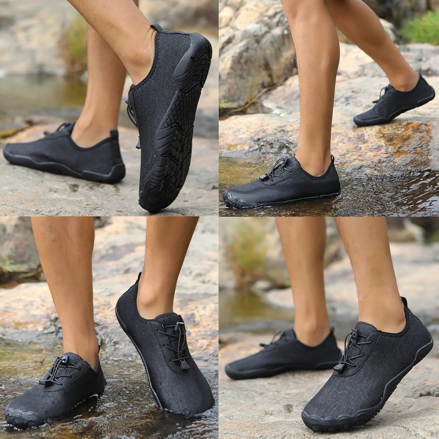 Lightweight Comfortable Water Shoes for Men Women Barefoot Quick Dry Aqua Shoes Outdoor Beach Shoes for Diving Walking Boating Swimming Surfing Yoga