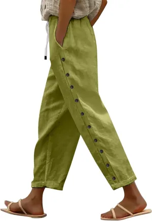 Linen Pants Women Petite Linen Pants for Women Lightweight Linen Pants Women Linen Work Pants Women