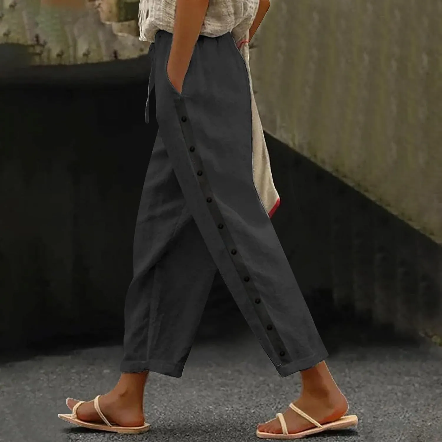 Linen Pants Women Petite Linen Pants for Women Lightweight Linen Pants Women Linen Work Pants Women
