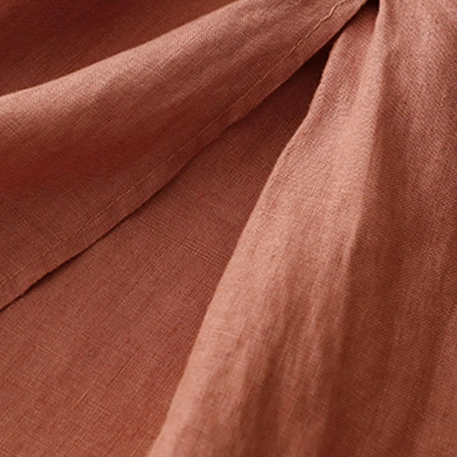 Linen Skirts for Women Bohemian Style Midi Skirt 2024 Trendy Casual Summer Skirts Elastic Waist Pleated Skirts