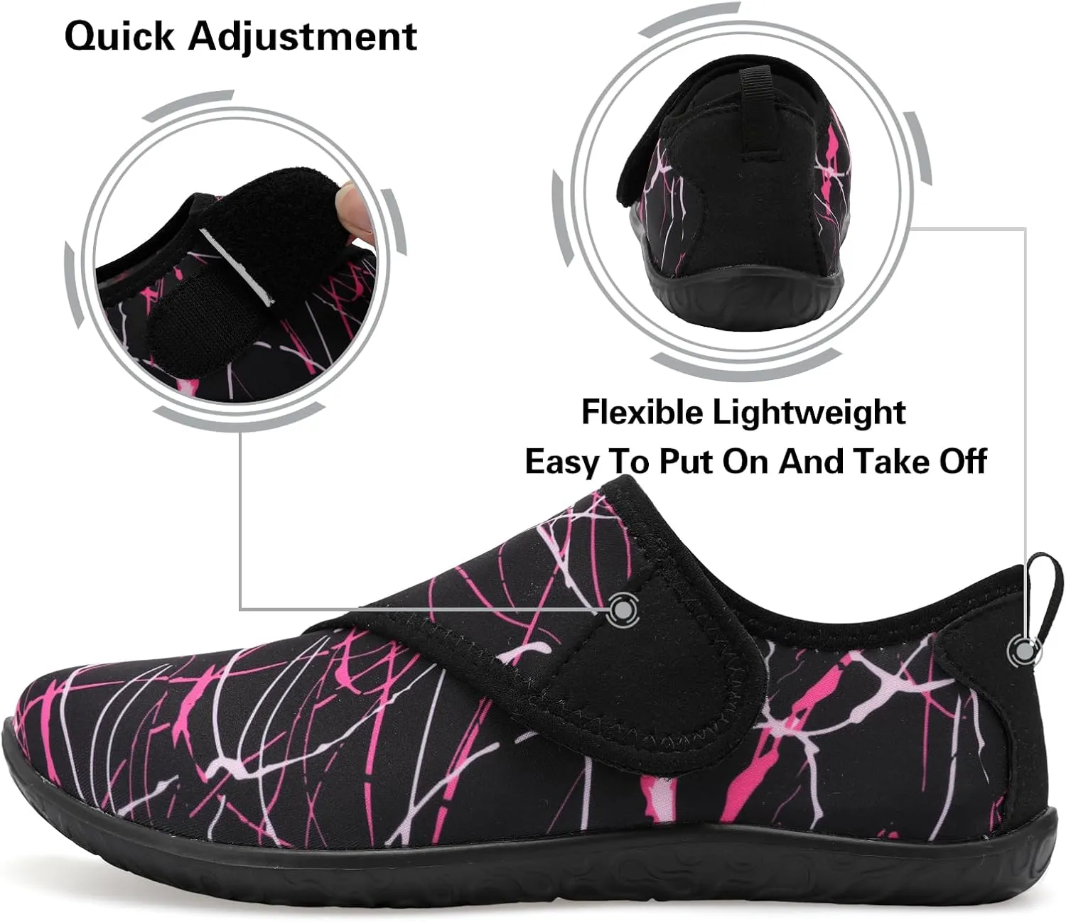 Lisdwde Women Men Water Shoes Quick Dry Breathable Aqua Sock Shoe for Summer Pool Swimming Beach Diving Walking