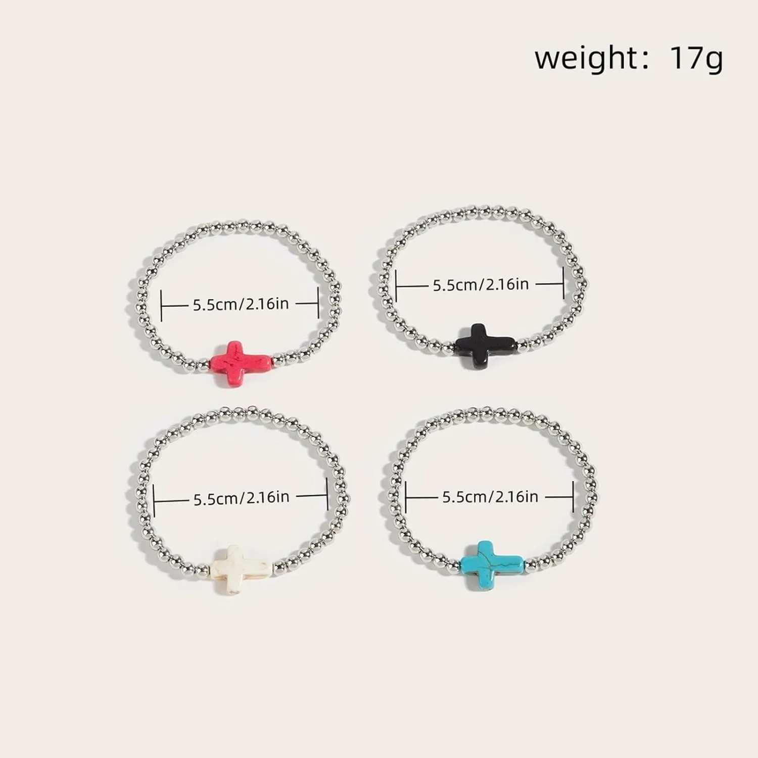 Long tiantian Gold Bracelets for Women Gold Beaded Bracelet Stack for Women Pearl Cross Bracelet for Women Trendy 2025