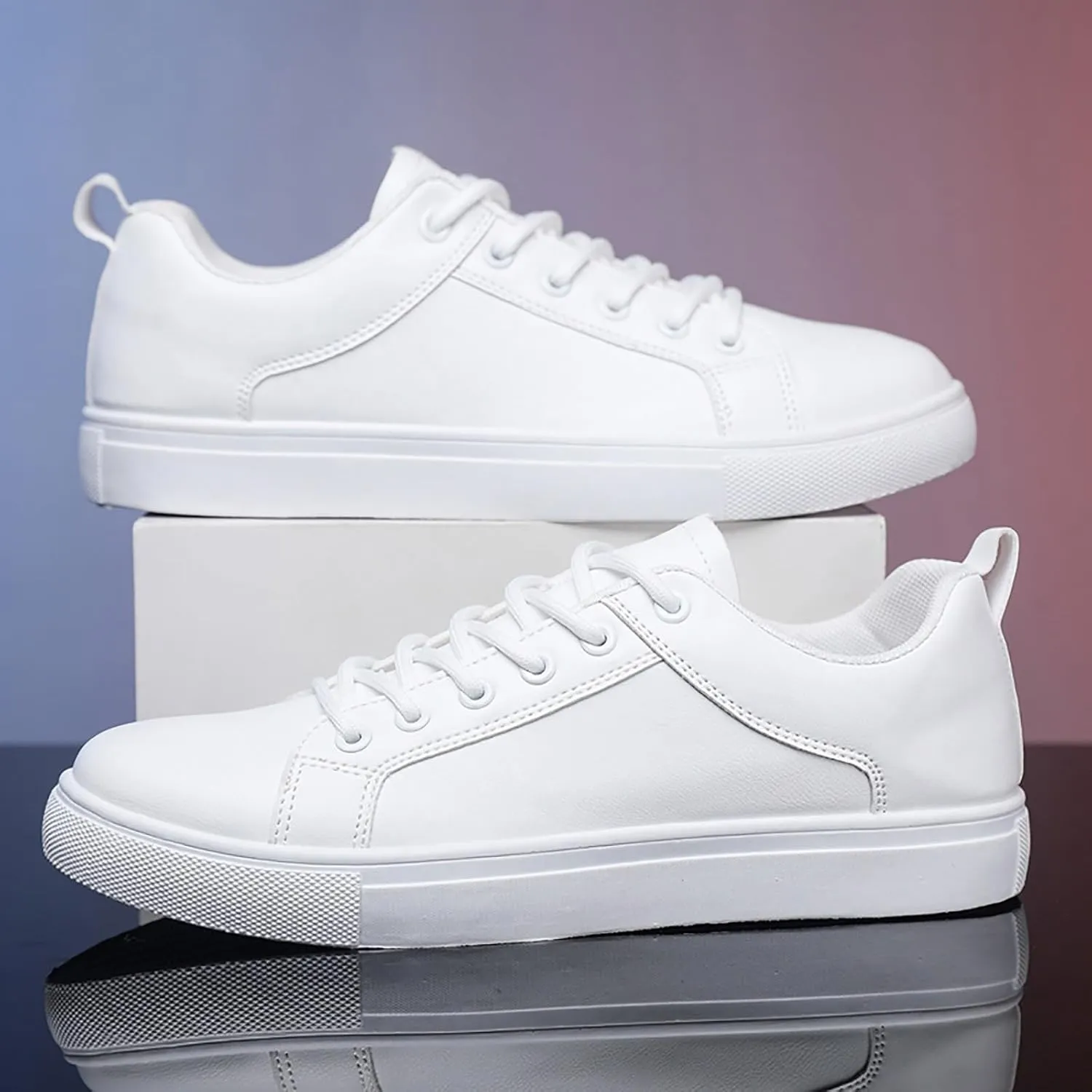 Low Top Sneakers for Women Lace-Up Retro Sneaker Wide Width Slip On Walking Shoes Comfortable Breathable Thick Sole Running Shoes