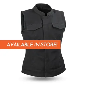 Ludlow Women's Motorcycle Canvas Vest