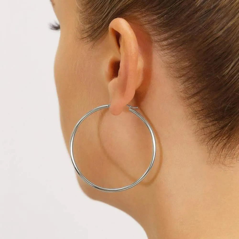 M MOOHAM Gold Hoop Earrings for Women - Hypoallergenic 14K Real Gold 925 Sterling Silver Post Sensitive Ears Nickel Free Hoops Earrings Set for Women Jewelry Lightweight 13-60mm