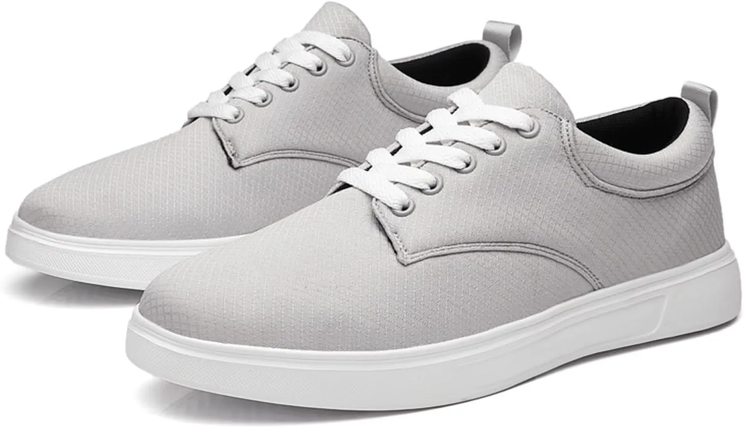 Men Casual Shoes Fashionable and Simple Solid Color Thick Bottomed Flat Bottomed Comfortable Canvas Dress Down Shoes Men