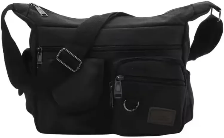 Men Casual Sling Bag Messenger Crossbody Shoulder Unisex Travel Outdoor Vintage Bags
