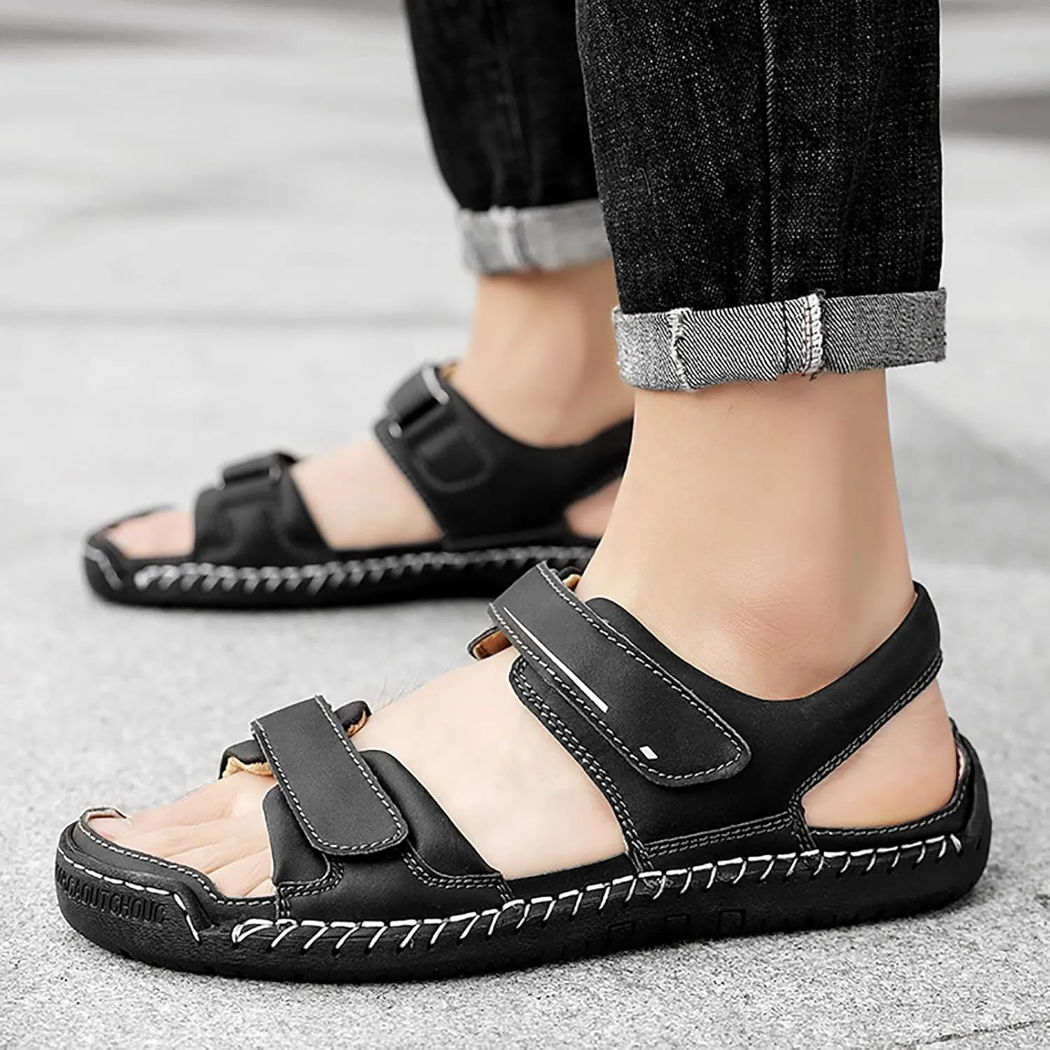 Mens Athletic Sandals Men's Hiking Sandals Men Summer Shoes Open Toe Hiking Outdoor Non Slip Sandal