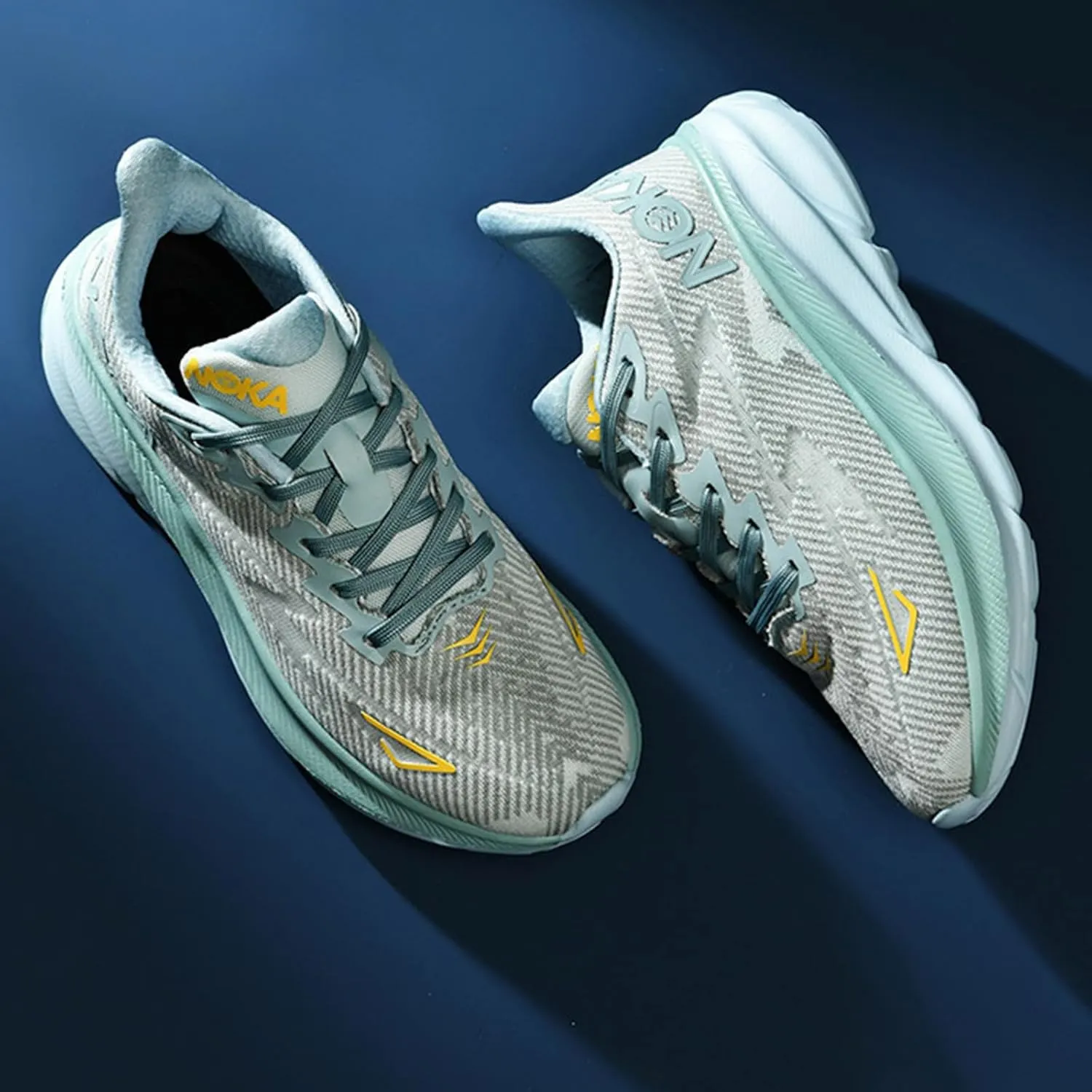 Men's Fashion Sneakers Breathable Mesh Running Shoes Cushioned Athletic Sneakers Non Slip Soft Sole Casual Athletic Walking Shoes
