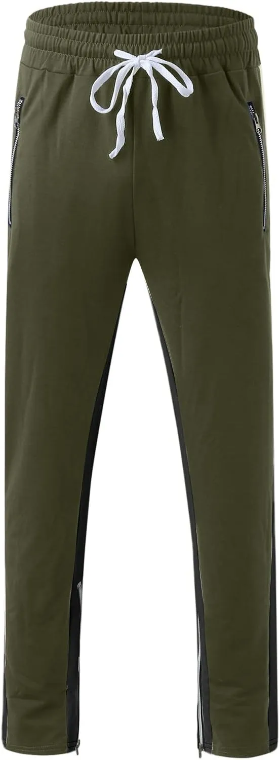 Men's Joggers Mens Sweatpants Athletic Cargo Pants for Men Casual Work Trousers Tactical Pants Rip-Stop Hiking Pants