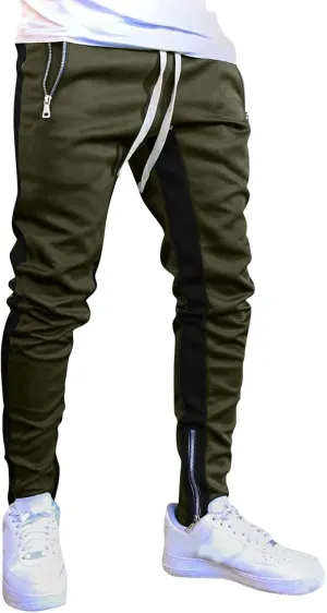 Men's Joggers Mens Sweatpants Athletic Cargo Pants for Men Casual Work Trousers Tactical Pants Rip-Stop Hiking Pants