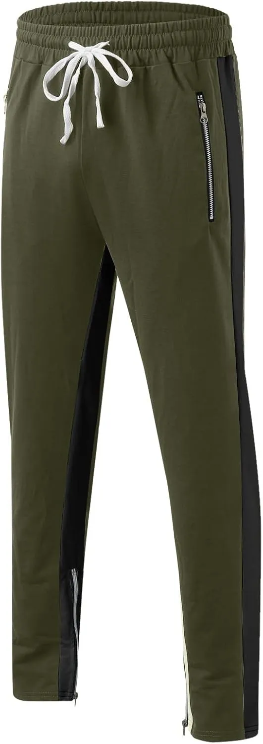 Men's Joggers Mens Sweatpants Athletic Cargo Pants for Men Casual Work Trousers Tactical Pants Rip-Stop Hiking Pants