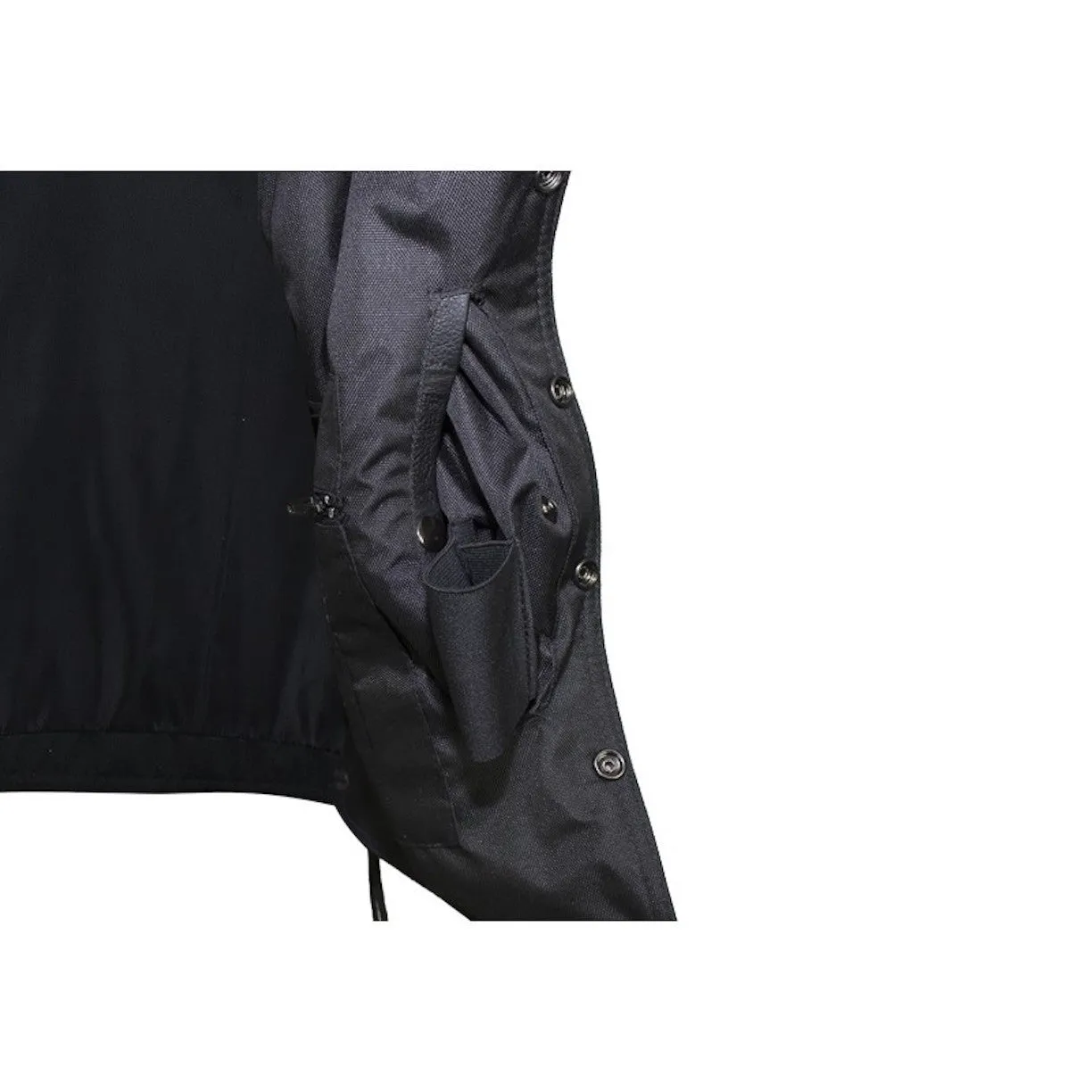 Mens Leather Motorcycle Club Vest With Concealed Carry On Both Sides