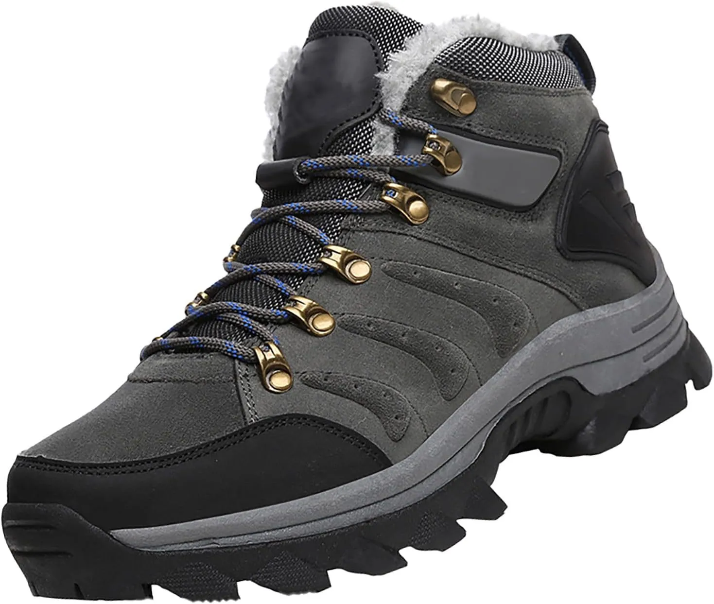 Men's Outdoor Waterproof Hiking Shoes Lightweight Non-Slip Sneakers for Season Camping Walking Work Climbing Shoe