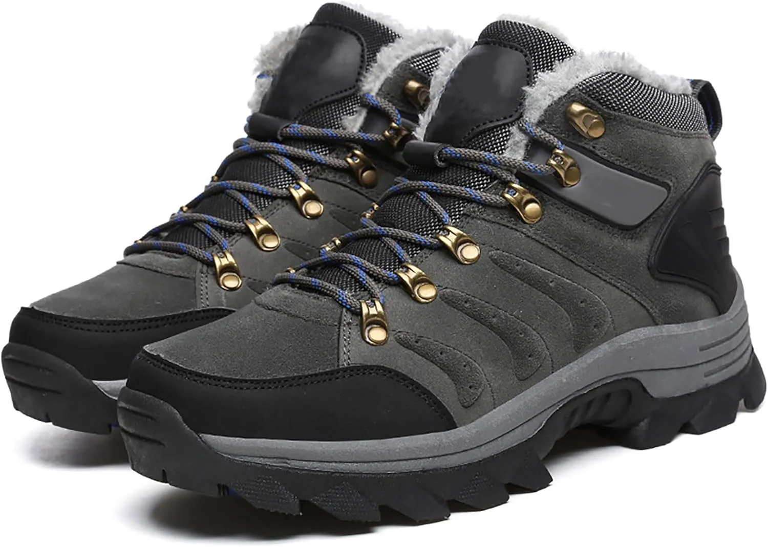 Men's Outdoor Waterproof Hiking Shoes Lightweight Non-Slip Sneakers for Season Camping Walking Work Climbing Shoe