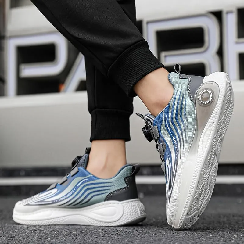 Men's Road-Running-Shoes Walking Fashion Athletic Sneakers Working Gym Comfortable Breathable Mesh Soft Sole Shoes
