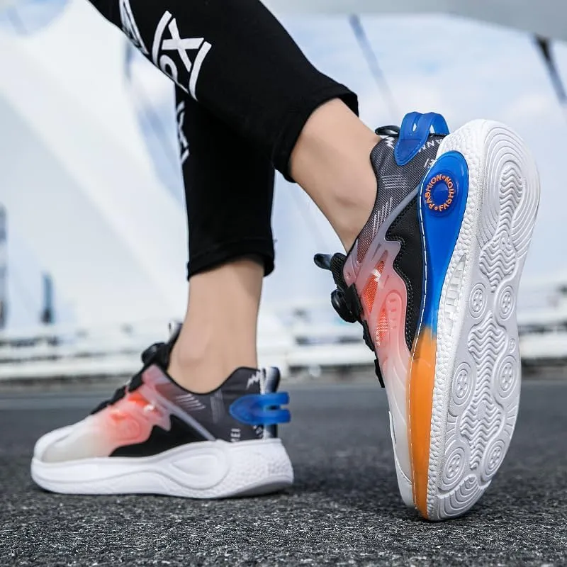 Men's Road-Running-Shoes Walking Fashion Athletic Sneakers Working Gym Comfortable Breathable Mesh Soft Sole Shoes