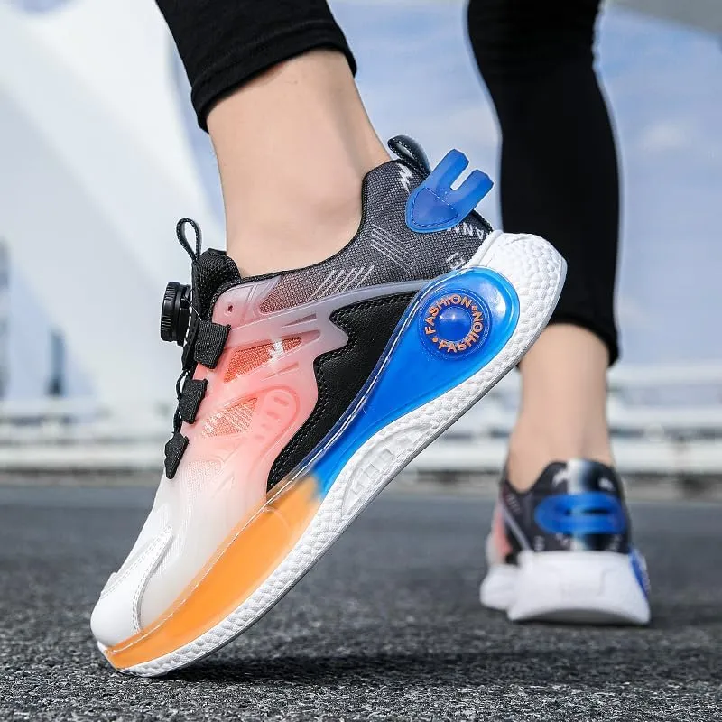 Men's Road-Running-Shoes Walking Fashion Athletic Sneakers Working Gym Comfortable Breathable Mesh Soft Sole Shoes